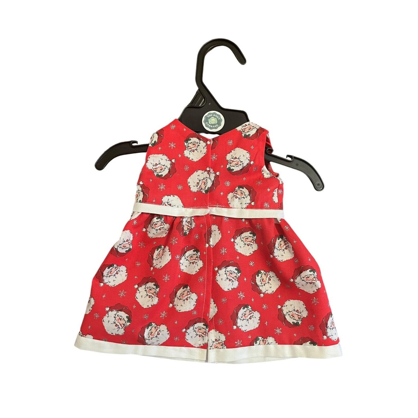 Handmade Dress For Cabbage Patch Kid 16” Doll - Sparkle Santa Claus Christmas