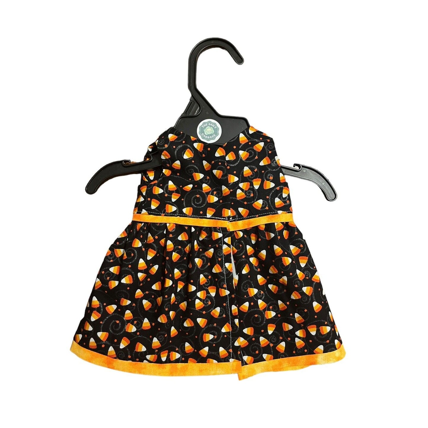 Handmade Dress For Cabbage Patch Kid 16” Doll - Halloween Candy Corn Swirl