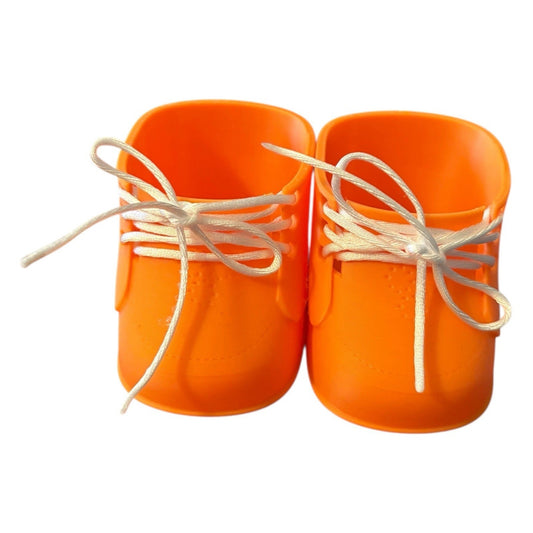 Replacement Shoes For 16” Cabbage Patch Kid 3D Printed - Lace Up Orange