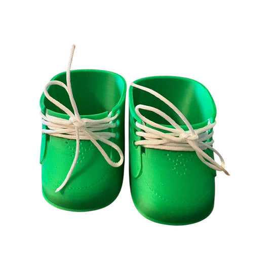 Replacement Shoes For 16” Cabbage Patch Kid 3D Printed - Lace Up Green