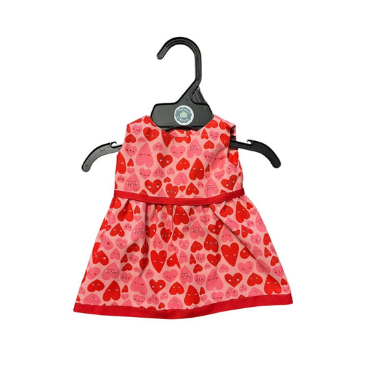 Handmade Dress For Cabbage Patch Kid 16” Doll - Smiling Hearts Happy Valentine