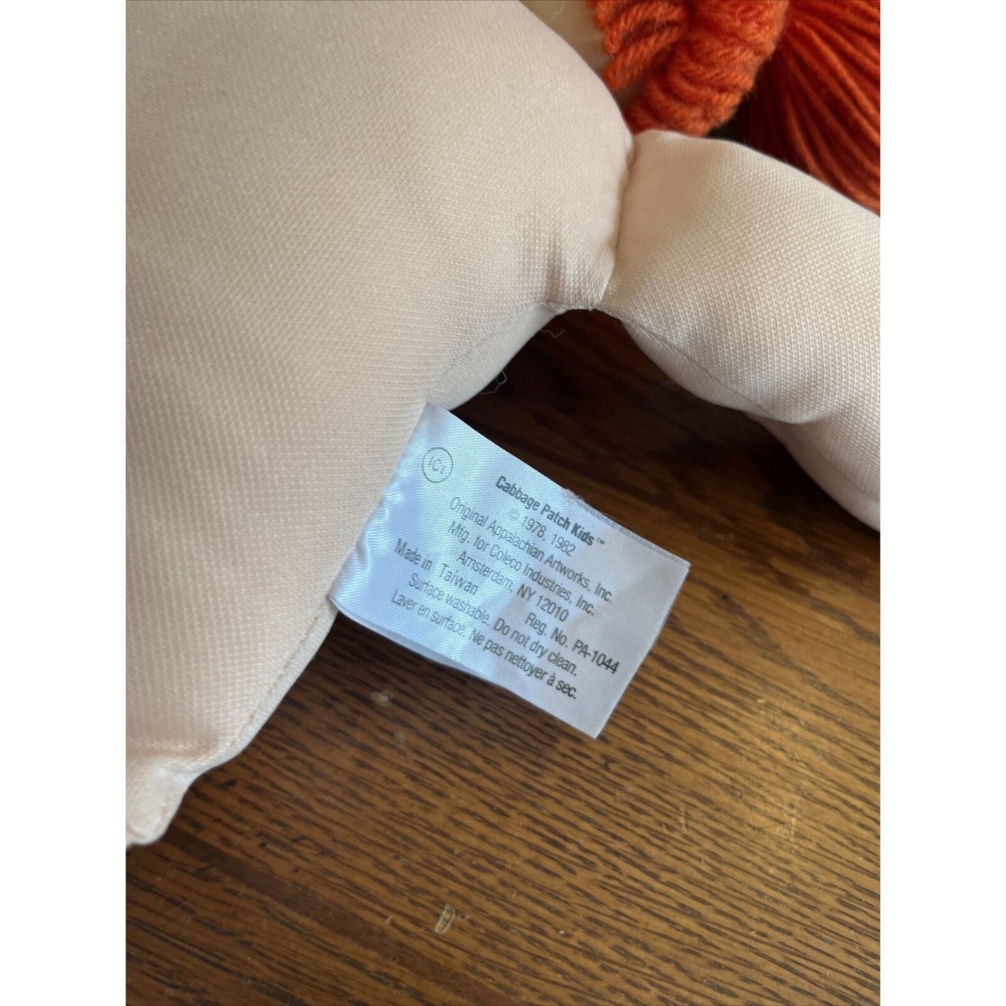 1980s Cabbage Patch Kid Red Pigtails Blue Eyes Paci IC1 Watermelon Overalls Cute