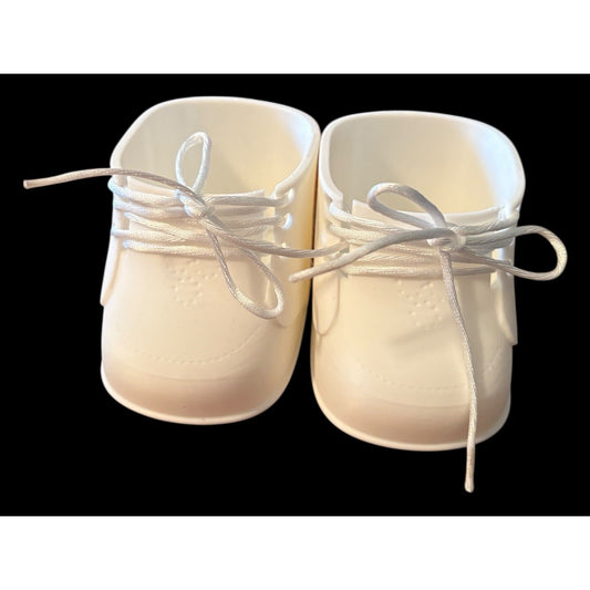 Replacement Shoes For 16” Cabbage Patch Kid 3D Printed - Lace Up White