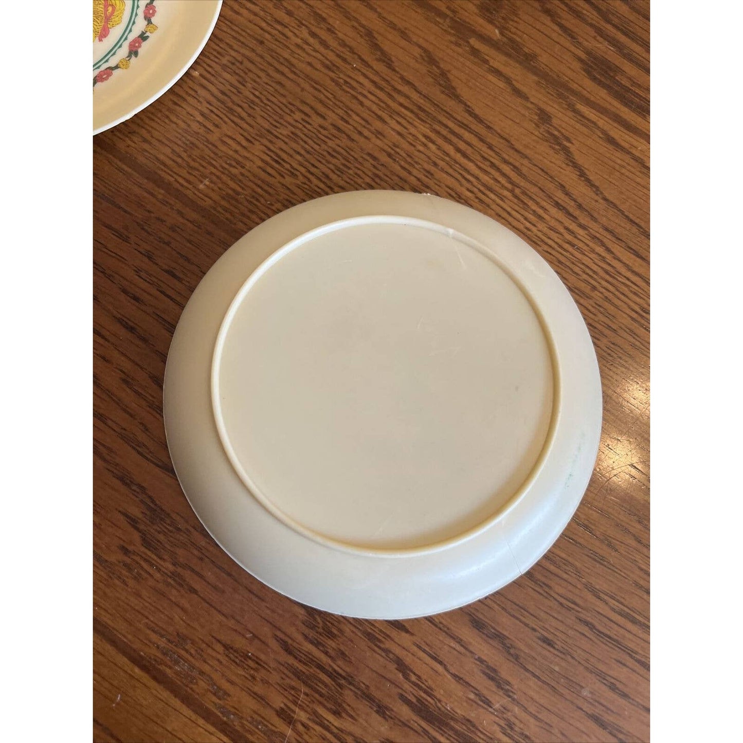 Cabbage Patch Kids Small Plastic Tea Set Plates (4) 1984 For Dolls Or Children