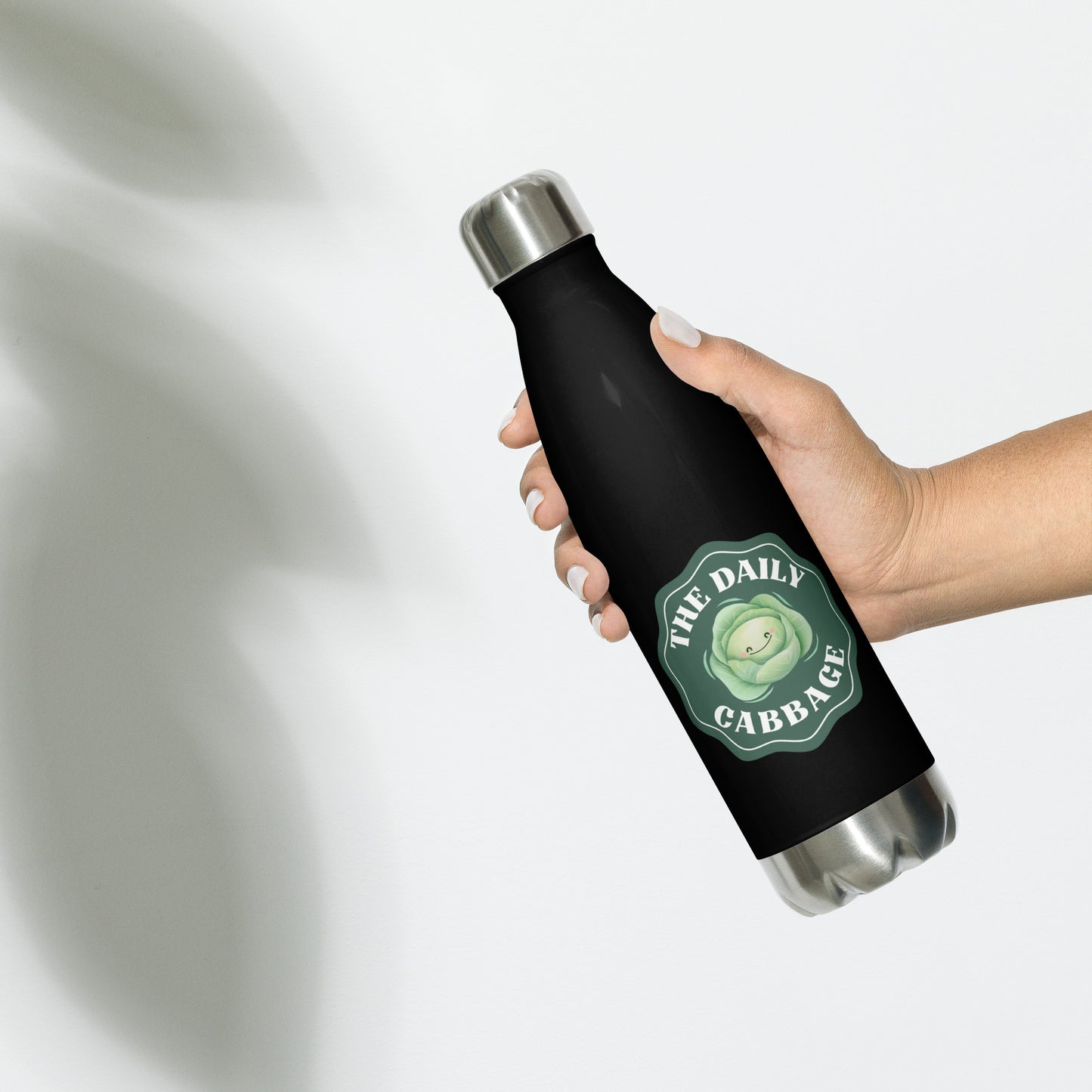 The Daily Cabbage Stainless Steel Water Bottle