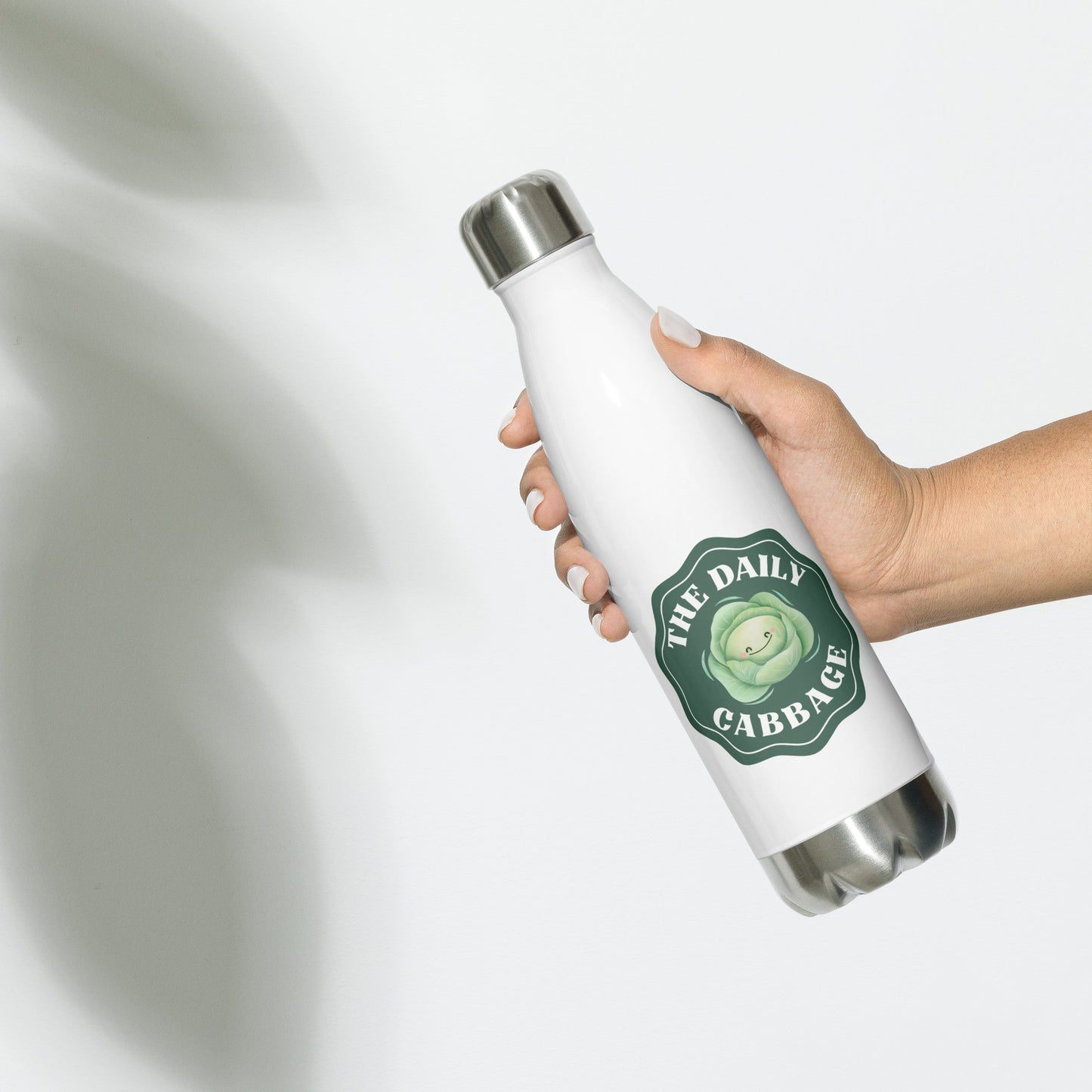 The Daily Cabbage Stainless Steel Water Bottle